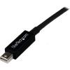 StarTech.com 1m / 3.3ft Thunderbolt Cable – Compatible with Your Thunderbolt 1 and 2 / Mini DisplayPort Devices (TBOLTMM1MW)(Black)