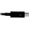 StarTech.com 1m / 3.3ft Thunderbolt Cable – Compatible with Your Thunderbolt 1 and 2 / Mini DisplayPort Devices (TBOLTMM1MW)(Black)