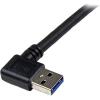 StarTech.com 1m Black SuperSpeed USB 3.0 Cable – Right Angle A to B – 3 ft USB 3 Cable – Right Angle USB 3.0 A (M) to USB 3.0 B (M) (USB3SAB1MRA)(3 ft / 1m)