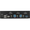 StarTech.com 2 Port DisplayPort KVM Switch – 4K 60Hz – Single Display – Dual Port UHD DP 1.2 USB KVM Switch with Integrated USB 3.0 Hub & Audio-Dell HP Apple Lenovo-TAA Compliant (SV231DPU34K), Black