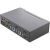 StarTech.com 2 Port HDMI KVM Switch – Single Monitor 4K 60Hz Ultra HD HDR – Desktop HDMI 2.0 KVM Switch with 2 Port USB 3.0 Hub (5Gbps) and 4X USB 2.0 HID, Audio – Hotkey Switching – TAA