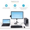 StarTech.com 2 Port Hybrid USB-A + HDMI & USB-C KVM Switch – Single 4K 60Hz HDMI 2.0 Monitor – Compact Desktop and/or Laptop HDMI KVM Switch – USB Bus Powered – Thunderbolt 3 Compatible, TAA