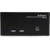 StarTech.com 2 Port Triple Monitor DVI USB KVM Switch with Audio & USB 2.0 Hub – Multi Monitor KVM – Dual Port KVM Switch (SV231TDVIUA),Black(2 Port)