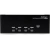 StarTech.com 2 Port Triple Monitor DVI USB KVM Switch with Audio & USB 2.0 Hub – Multi Monitor KVM – Dual Port KVM Switch (SV231TDVIUA),Black(4 Port)