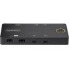 StarTech.com 2 Port USB C KVM Switch – 4K 60Hz HDMI – Compact Dual Port UHD USB Type C Desktop Mini KVM Switch with USB C Cables – Bus Powered – MacBook iPad Pro ThinkPad IdeaPad EliteBook, TAA(2 x USB-C w/ PD)
