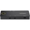 StarTech.com 2 Port USB C KVM Switch – 4K 60Hz HDMI – Compact Dual Port UHD USB Type C Desktop Mini KVM Switch with USB C Cables – Bus Powered – MacBook iPad Pro ThinkPad IdeaPad EliteBook, TAA(2 x USB-C w/ PD)