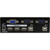 StarTech.com 2 Port VGA USB KVM Switch – VGA KVM Switch – 1920×1440 – USB 2.0 – KVM Video Switch , TAA (SV231USB)(USB | Cables Included)