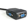 StarTech.com 2 Port VGA Video Splitter – USB Powered – 2048×1536 – VGA Video Monitor Splitter Dual Port (ST122LE) Black(2 Port (USB Powered))