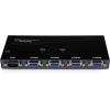 StarTech.com 2 Port VGA Video Splitter – USB Powered – 2048×1536 – VGA Video Monitor Splitter Dual Port (ST122LE) Black(4 Port)