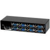 StarTech.com 2 Port VGA Video Splitter – USB Powered – 2048×1536 – VGA Video Monitor Splitter Dual Port (ST122LE) Black(8 Port)
