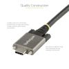 StarTech.com 20″ (50cm) Side Screw Locking USB C Cable 10Gbps – USB 3.2 Gen 2 Type-C Cable – 100W (5A) Power Delivery Charging, DP Alt Mode – Dual Screw Lock – USB-C Cord Charge/Sync (USB31CCSLKV50CM)(side screw)