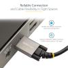 StarTech.com 20″ (50cm) Side Screw Locking USB C Cable 10Gbps – USB 3.2 Gen 2 Type-C Cable – 100W (5A) Power Delivery Charging, DP Alt Mode – Dual Screw Lock – USB-C Cord Charge/Sync (USB31CCSLKV50CM)(side screw)