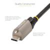 StarTech.com 20″ (50cm) Side Screw Locking USB C Cable 10Gbps – USB 3.2 Gen 2 Type-C Cable – 100W (5A) Power Delivery Charging, DP Alt Mode – Dual Screw Lock – USB-C Cord Charge/Sync (USB31CCSLKV50CM)(top screw)