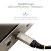 StarTech.com 20″ (50cm) USB C Cable 10Gbps – USB 3.2 Gen 2 Type-C Cable – 100W (5A) Power Delivery Charging, DP Alt Mode – USB-C Cord for USB-C Laptop/Phone/Device – Charge/Sync (USB31CCV50CM)(1m / 3ft)
