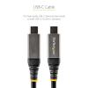 StarTech.com 20″ (50cm) USB C Cable 10Gbps – USB 3.2 Gen 2 Type-C Cable – 100W (5A) Power Delivery Charging, DP Alt Mode – USB-C Cord for USB-C Laptop/Phone/Device – Charge/Sync (USB31CCV50CM)(50cm / 20 in)