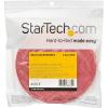 StarTech.com 25ft Hook and Loop Roll – Cut-to-Size Reusable Cable Ties – Bulk Industrial Wire Fastener Tape/Adjustable Fabric Wraps Red/Resuable Self Gripping Cable Management Straps (HKLP25RD)(Red)
