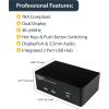 StarTech.com 2-Port DisplayPort KVM Switch – Dual-Monitor – 4K 60 – with Audio & USB Peripheral Support – DP 1.2 – USB Hub, TAA (SV231DPDDUA2)(2 Port Display Port)