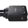 StarTech.com 2-Port Hybrid USB-C DisplayPort Cable KVM Switch, 4K 60Hz, Compact KVM with 6ft/1.8m USB-A/DP/Audio & 4ft/1.2m USB-C Integrated Cables, Bus Powered, Hotkey Switching (C2-D46-UAC-CBL-KVM)