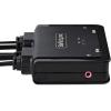 StarTech.com 2-Port Hybrid USB-C HDMI Cable KVM Switch, 4K 60Hz, Compact KVM with 6ft/1.8m USB-A/HDMI/Audio & 4ft/1.2m USB-C Integrated Cables, Bus Powered, Hotkey Switching (C2-H46-UAC-CBL-KVM)