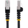StarTech.com 2ft CAT6a Ethernet Cable – Low Smoke Zero Halogen (LSZH) – 10 Gigabit 500MHz 100W PoE RJ45 S/FTP Blue Network Patch Cord Snagless w/Strain Relief (NLBL-2F-CAT6A-PATCH)(Black)