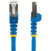 StarTech.com 2ft CAT6a Ethernet Cable – Low Smoke Zero Halogen (LSZH) – 10 Gigabit 500MHz 100W PoE RJ45 S/FTP Blue Network Patch Cord Snagless w/Strain Relief (NLBL-2F-CAT6A-PATCH)(Blue)