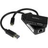 StarTech.com 2-in-1 Accessory Kit for Surface and Surface Pro 4 – mDP to HDMI / VGA – USB 3.0 GbE – Works with Surface Pro 3 and Surface 3 (MSTS3MDPUGBK),Black