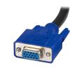 StarTech.com 2-in-1 Universal USB KVM Cable – Video / USB cable – HD-15 (VGA), USB Type B (M) to USB, HD-15 (VGA) – 15 ft – SVUSB2N1_15, Black(15 ft)