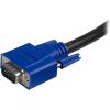 StarTech.com 2-in-1 Universal USB KVM Cable – Video / USB cable – HD-15 (VGA), USB Type B (M) to USB, HD-15 (VGA) – 15 ft – SVUSB2N1_15, Black(6 ft)