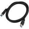 StarTech.com 2m 6 ft Certified SuperSpeed USB 3.0 A to B Cable Cord – USB 3 Cable – 1x USB 3.0 A (M), 1x USB 3.0 B (M) – 2 meter, Black (USB3CAB2M)