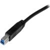 StarTech.com 2m 6 ft Certified SuperSpeed USB 3.0 A to B Cable Cord – USB 3 Cable – 1x USB 3.0 A (M), 1x USB 3.0 B (M) – 2 meter, Black (USB3CAB2M)