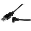 StarTech.com 2m Cord – A to Down Angle Micro B – Down Angled Micro USB Cable – 1x USB A (M), 1x USB Micro B (M) – Black (USBAUB2MD), 2m / 6 Feet(2m / 6 feet)