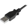 StarTech.com 2m Cord – A to Down Angle Micro B – Down Angled Micro USB Cable – 1x USB A (M), 1x USB Micro B (M) – Black (USBAUB2MD), 2m / 6 Feet(2m / 6.5 ft)