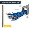 StarTech.com 2x2in Open Slot Wiring Cable Raceway Duct with Cover, Server Rack Cable Management, Cable Cover Duct, Cord Hider / Organizer, PVC Cable Manager, TAA Compliant (AD2X2)(3.0 in (7.5 cm) x 3.0 in (7.5 cm))