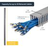 StarTech.com 2x2in Open Slot Wiring Cable Raceway Duct with Cover, Server Rack Cable Management, Cable Cover Duct, Cord Hider / Organizer, PVC Cable Manager, TAA Compliant (AD2X2)(2.0 in (5.0 cm) x 2.0 in (5.0 cm))