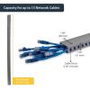StarTech.com 2x2in Open Slot Wiring Cable Raceway Duct with Cover, Server Rack Cable Management, Cable Cover Duct, Cord Hider / Organizer, PVC Cable Manager, TAA Compliant (AD2X2)(2.0 in (5.0 cm) x 1.0 in (2.5 cm) (Pack of 3))
