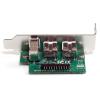StarTech.com 3 Port 2b 1a 1394 Mini PCI Express FireWire Card Adapter – FireWire adapter – PCIe Mini Card – FireWire 800 – 2 ports + 1 x FireWire , TAA (MPEX1394B3)