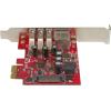 StarTech.com 3 Port PCI Express USB 3.0 Card + Gigabit Ethernet – Fits Standard & Low-Profile PCs – UASP Supported – 5Gbps – Optional SATA Power , TAA (PEXUSB3S3GE)