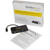 StarTech.com 3 Port USB-C Hub with Gigabit Ethernet & 60W Power Delivery Passthrough Laptop Charging – USB-C to 3x USB-A (USB 3.0 SuperSpeed 5Gbps) – USB 3.1/3.2 Gen 1 Type-C Adapter Hub (HB30C3AGEPD)(Black)