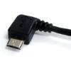 StarTech.com 3 ft / 91cm Micro USB Cable – A to Left Angle Micro B – USB Type A – 90 Degree Micro-USB Type B (M) – Black (UUSBHAUB3LA)