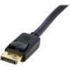 StarTech.com 3 ft. (0.9 m) Displayport Male to Female Cable – Mounting – Latched Connectors – DisplayPort – DP Monitor Cable (DPPNLFM3) Black(No Power Delivery)