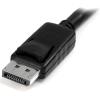 StarTech.com 3 ft. (0.9 m) Displayport Male to Female Cable – Mounting – Latched Connectors – DisplayPort – DP Monitor Cable (DPPNLFM3) Black(Power Delivery)