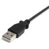 StarTech.com 3 ft. (0.9 m) Right Angle USB to Mini USB Cable – USB 2.0 A to Right Angle Mini B – Black – Mini USB Cable (USB2HABM3RA)(3 ft / 1m)