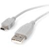 StarTech.com 3 ft. (0.9 m) Right Angle USB to Mini USB Cable – USB 2.0 A to Right Angle Mini B – Black – Mini USB Cable (USB2HABM3RA)(6 ft / 2m)