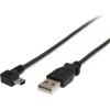 StarTech.com 3 ft. (0.9 m) Right Angle USB to Mini USB Cable – USB 2.0 A to Right Angle Mini B – Black – Mini USB Cable (USB2HABM3RA)(6 ft / 2m)