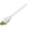 StarTech.com 3 ft Mini DisplayPort to DVI Active Adapter Converter Cable – 3ft (0.9m) Active mDP to DVI M/M Cable for PC 1920×1200 – Black(White Active)