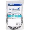 StarTech.com 3 ft USB Y Cable for External Hard Drive – USB A to mini B – USB Cable – USB (M) to mini-USB Type B (M) – USB 2.0 – Black (USB2HABMY3)(3 ft / 1m)