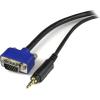 StarTech.com 30 ft Coax High Resolution Monitor VGA Cable with Audio HD15 M/M (MXTHQMM30A)(6 ft)