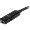 StarTech.com 32.8 ft Active USB 3.0 (5Gbps) Extension Cable with AC Power Adapter – Shielded – Male to Female USB 3.2 Gen1 Type A Extender, TAA (USB3AAEXT10M)(16.4 ft)