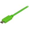 StarTech.com 3.3 ft. (1 m) USB to Micro USB Cable – USB 2.0 A to Micro B – White – Micro USB Cable (USBPAUB1MW)(Green)