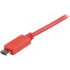 StarTech.com 3.3 ft. (1 m) USB to Micro USB Cable – USB 2.0 A to Micro B – White – Micro USB Cable (USBPAUB1MW)(Pink)